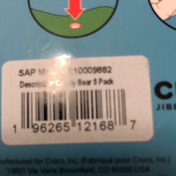 Gummy Bears JibBiTz 5 pack crocs new 3D - Picture 5 of 8